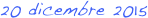 20 dicembre 2015 